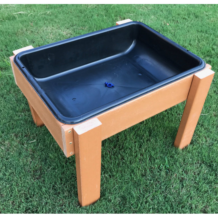 Kids' Station 27" W x 21" D Plastic Matte Sand and Water Table